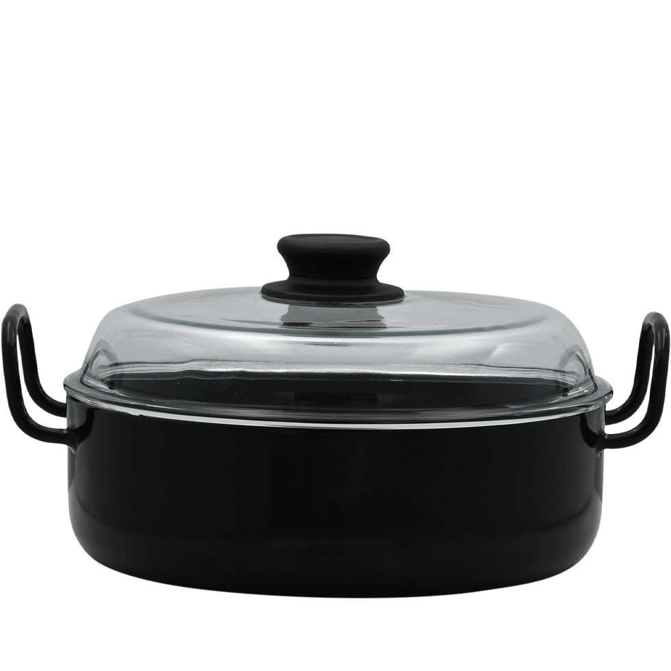 Riess Oma's Schmorpfanne mit Glasdeckel 28cm