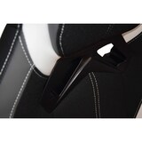 thumbnail of Chef-Sessel Büroausstattung Bürostuhl Schreibtischstuhl mit Wipp Mechanik Wipp Funktion "Treviso" in schwarz-weiß Jet-Line