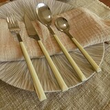 thumbnail of Novastyl - Lot 6 cuillères à café colorama 16.5cm en acier inoxydable crème