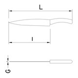 thumbnail of Puntilla mango inyectado 150 mm.