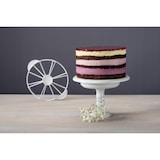 thumbnail of Dr. Oetker Kitchen Tools Classic Tortenteiler 6/8 Stück, zum Teilen von Kuchen und Torten in 6 oder 8 Teile, Kunststoff, Weiß, 21.5 x 18 cm, 1633