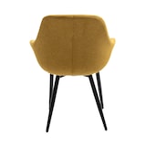 thumbnail of SalesFever Armlehnstuhl | 2er Set | Strukturstoff | B 64 x T 59 x H 86 cm | Gelb