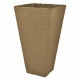 thumbnail of Blumenkübel Geflecht Optik verschiedene Farben braun