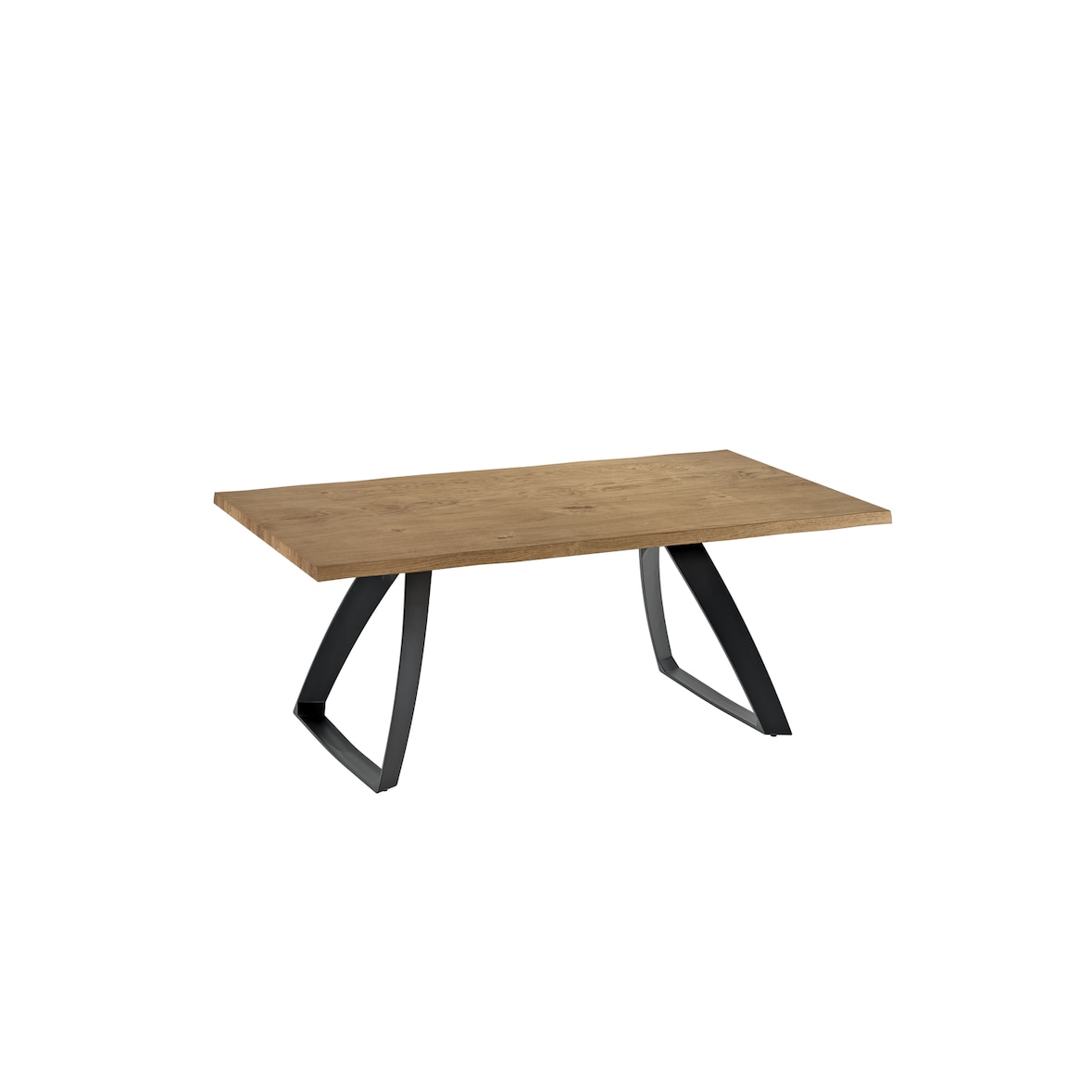 Bridge - Uitschuifbare tafel (200/300 x 100 cm) in zwart eiken fineer