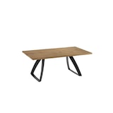 thumbnail of Bridge - Uitschuifbare tafel (200/300 x 100 cm) in zwart eiken fineer