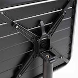 thumbnail of Ensemble table haute de terrasse et 2 chaises en aluminium noir