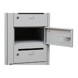 thumbnail of PROREGAL Postverteilerschrank Crane | HxBxT 180x40x50 cm | Grau