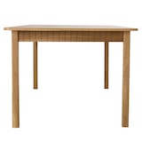 thumbnail of Table à manger rectangulaire en MDF plaqué chêne 200 cm - Oviala