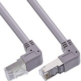 thumbnail of InLine® Patchkabel oben/unten gewinkelt, S/FTP (PiMf), Cat.6, PVC, grau, 1,22m