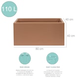 thumbnail of WellHome - Terracotta polyethyleen bloempot 80x40x40 cm