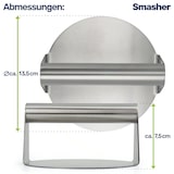 thumbnail of Smash-Burger Maker Set 4-teilig mit Haube, Pressen und BBQ-Wender
