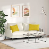 thumbnail of vidaXL Sofakissen 2 pcs Gelb 60 x 40 cm Cordstoff