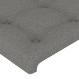 thumbnail of vidaXL Kopfteil mit Ohren Dunkelgrau 163x23x78/88 cm Stoff