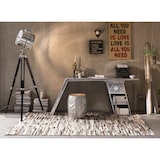 thumbnail of SIT Möbel Airman bureau, aluminium look met sierschroeven | B 175 x D 60 x H 75 cm | zilver | 81707-21 | Serie AIRMAN