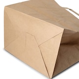 thumbnail of greenbox - Tragetaschen aus Recyclingpapier L, 26 x 17 x 25 cm, braun, breiter Boden  , 250 St.