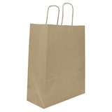 thumbnail of MONOUSO - Bolsa Papel Kraft con Asas 115g/m² 24+11x32cm (25 Uds)