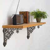 thumbnail of Regalwinkel 23 x 27 cm Wandwinkel Winkel Wandhalter Regalträger Set Gusseisen Antik Stil