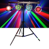 thumbnail of Kit de sonorisation IBIZA DJ-300, complet avec 2 enceintes, amplificateur, table de mixage, Portique Lumières DJ, Câbles