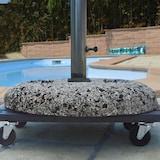 thumbnail of Carrello pianale sottovaso sposta tutto rettangolare con ruote portata Max 300 kg