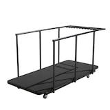 thumbnail of Tavolo pieghevole Rekkem 180 x 75 x 74cm x18 Nero e carrello di trasporto 150 x 78 x 83cm Grigio