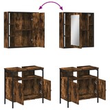 thumbnail of vidaXL 2-tlg. Badmöbel-Set Räuchereiche Holzwerkstoff 30x60x60cm
