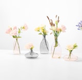 thumbnail of Handgefertigte Un Fiore Vase aus mundgeblasenem Borosilikatglas, graue Farbe, 19 cl, elegantes Möbelstück für Tische und moderne Interieurs