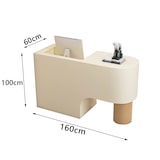 thumbnail of Bar Theke Rezeption Registrierung Empfangstresen Anmeldetresen Beige 160*60cm
