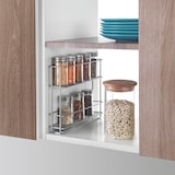 thumbnail of Especiero Deslizante IN&OUT de Metaltex. Acabado Polytherm® Color Plateado