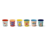 thumbnail of Excelsa lot de 6 tasses à café Corfu' porcelaine 9 cl multicolore