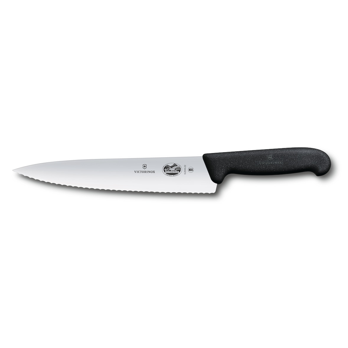 Victorinox Fibrox Officemesser Wellenschliff 22cm
