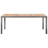 thumbnail of Helloshop26 - Conjunto de comedor de jardín de 9 piezas y cojines en resina tejida gris 02_0014843