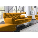 thumbnail of KAWOLA Sofa CHARME 2-Sitzer Velvet curry
