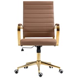 thumbnail of Sedia da ufficio in similpelle Havanna marrone chiaro