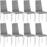 thumbnail of tectake Sillas de comedor Julien  gris - 404124