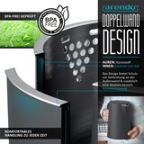 thumbnail of Arendo 3-teiliges Frühstücksset - Wasserkocher 1,5l, 4-Scheiben Toaster, 6er Eierkocher, Grau