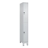thumbnail of C+P Spind Classic PLUS, Füßen, 2 Abteile, HxBxT 195x25x50cm, Sicherheitsdrehriegel, Anthrazit von PROREGAL