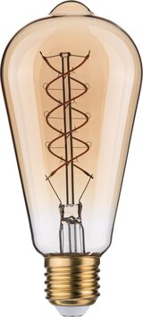 thumbnail of Paulmann Rustic Shine Standard 230 V Ampoules LED E27 Filament en forme de S  300lm 4,2W 1800K gradable Doré 29242