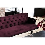 thumbnail of KAWOLA Esszimmerbank CHARME Velvet purple 206cm