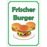 thumbnail of Frischer Burger Aufkleber Hochkant A1 (594x841mm)