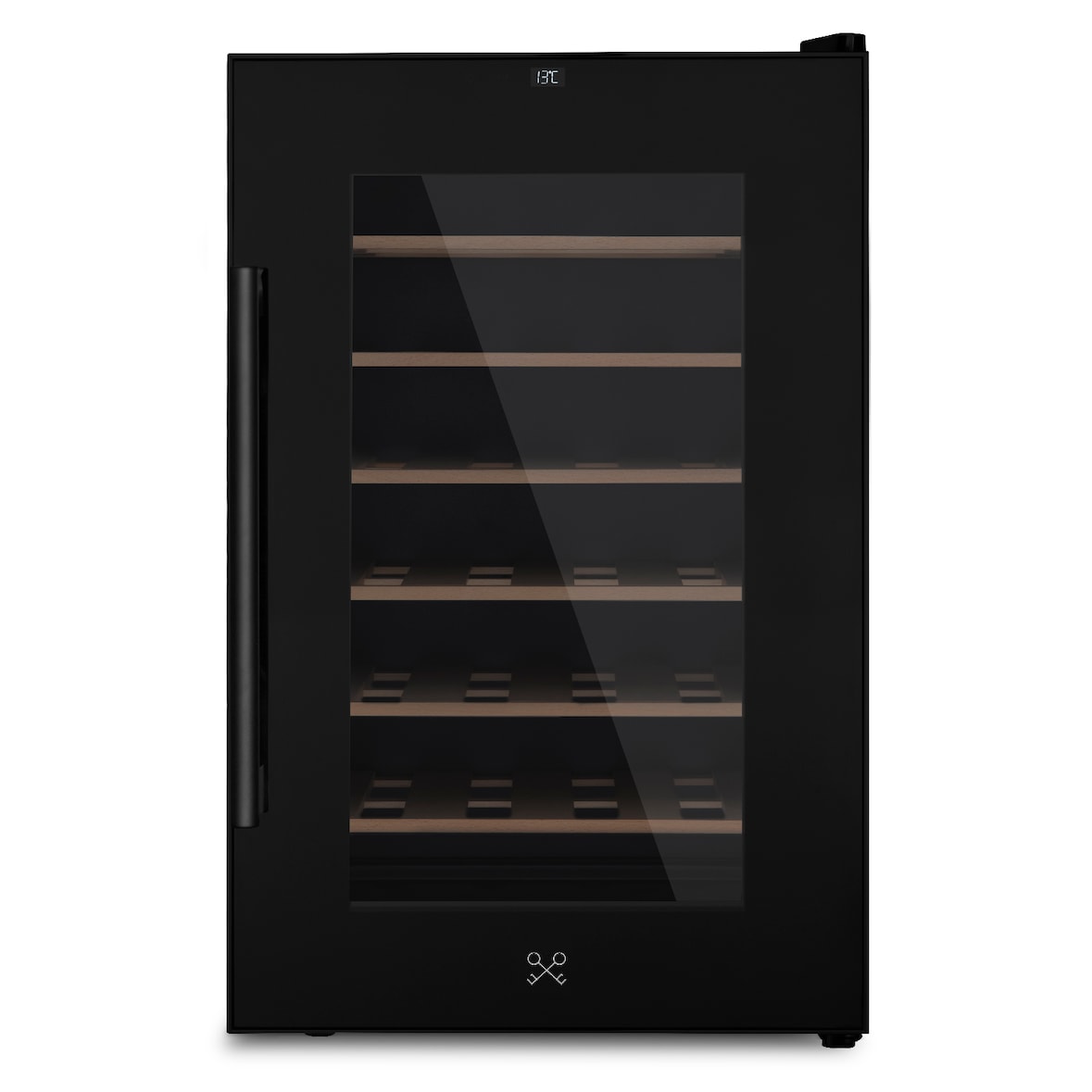 Vinoteca 28 botellas CAVCB28 Les Petits Champs, Negro