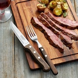 thumbnail of Tramontina Steakgabel GAUCHO, 6 Stück, Edelstahl, Holzgriff FSC, spülmaschinenfest