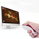 thumbnail of Souris Sans Fil Ultra-Minces 1600 DPI 7 Boutons Ergonomique Gaming Blanc Rouge Noir + Rouge YONIS