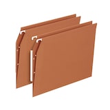 thumbnail of Boîte de 25 dossiers suspendus Défi A4, fond V, en kraft orange