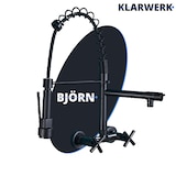 thumbnail of Björn | Gastronomie wandkraan zwart mat | Professionele keukenkraan roestvrij staal twee sproeiers | Dubbele spoelunit wandkraan restaurant