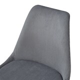 thumbnail of Helloshop26 - Set aus 2 modernen Esszimmer-/Wohnzimmer-/Küchenstühlen aus grauem Cord 03_0009614