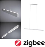 thumbnail of Paulmann LED Pendelleuchte Smart Home Zigbee 3.0 Aptare RGBW+ dimmbar 2x2240lm 2x16W Alu gebürstet 78025