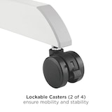 thumbnail of ROLINE PC-Arbeitstisch, höhenverstellbar, neigbar, weiß