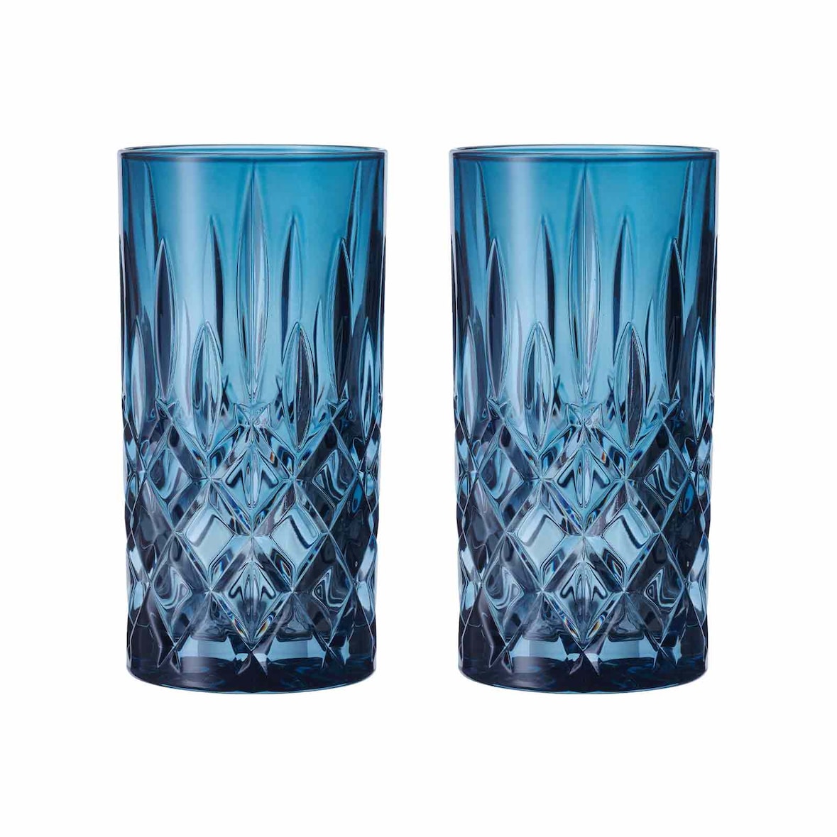 Nachtmann Noblesse Longdrinkgläser vintage blue 2er Set