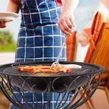 thumbnail of Tulip Feuerschale Ø75cmGrill Feuerstelle Funkenschutz Stahl brüniert Antik-Schwarz