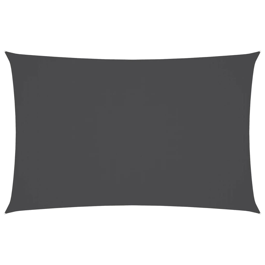 vidaXL Sonnensegel Oxford-Gewebe Rechteckig 5x8 m Anthrazit